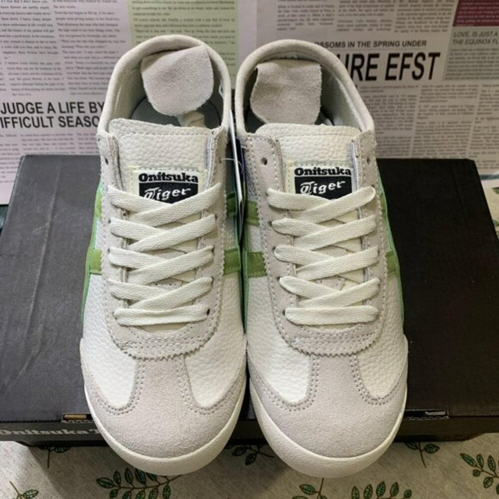 🧀🧀Onitsuka tiger ASICS Mexico 66 Vin Birch/Green NWT